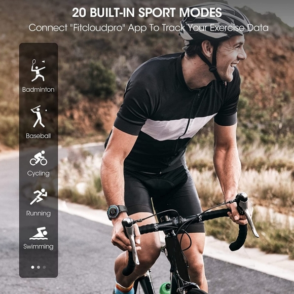 Android I Phone Tactical Smart Watch 5 ATM, Waterproof - Picture 5 of 7